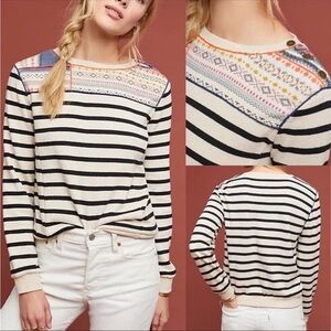Maeve Striped Multicolor Sweater